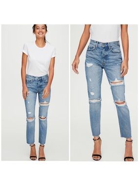 GRLFRND Karlolina Distressed Jeans size 28
